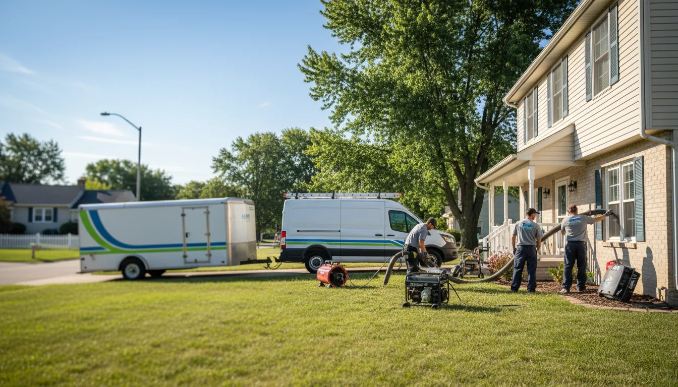 Flooded Basement Restoration And Cleanup With Repair in Castalia, NC near me
